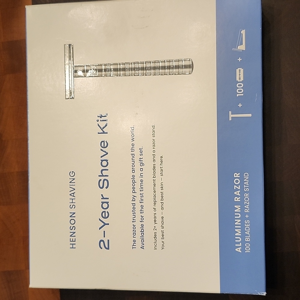Henson 2 year shave kit